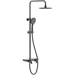 Душова система Imprese Modus D верхній душ d250 мм black matt t030B08210SQ, Чорний матовий