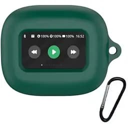 Чехол-накладка DK для JBL Live Flex 3 | Silicone Candy Friendly с карабином (green)