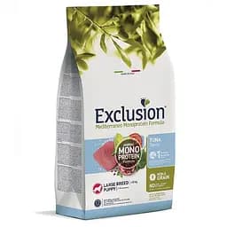 Сухий корм Exclusion Puppy Tuna Large Breed для цуценят великих порід 12 кг