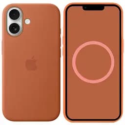 Чохол Epik Silicone case AAA with Magsafe and Animation для Apple iPhone 17 6.3" Terra Cotta