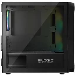 Корпус LogicConcept PORTOS MESH+GLASS ARGB fans 3x120 мм BLACK без БЖ mATX (AM-PORTOS-10-0000000-0002) - мініатюра 10