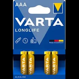Батарейка Varta Longlife AAA Alkaline Bli 4шт. (4103101414)