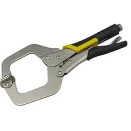 Кліщі зажимні Сталь С-тип двокомпонентні ручки 280 мм (87512)