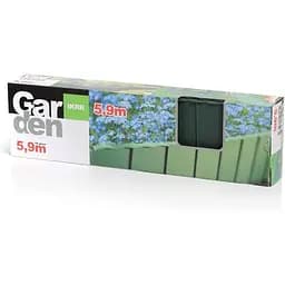 Бордюр садовий Prosperplast Garden fence 5.9 м темно-зелений - мініатюра 3