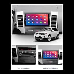 Штатний головний пристрій EasyGo MS901-F50 9 inch Mitsubishi Outlander XL 2006-2012 - мініатюра 2
