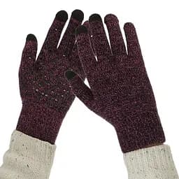 Рукавички для сенсорних екранів ArmorStandart Melange Purple/Black size L (ARM59868) - мініатюра 4