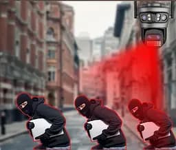 Вулична WiFi IPкамера Besder A22YQQS 20Мп  4 об'єктиви Zoom 10-кратний чорна - мініатюра 3