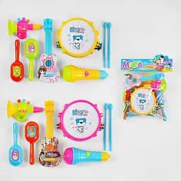 Музичні інструменти барабан гітара мікрофон 5298-3