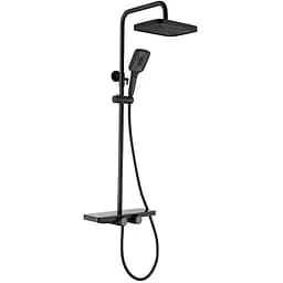 Душова система Dusel Bronx Thermostatic Black (233307000), Чорний матовий