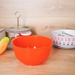 Миска кухонна глибока пластикова Ø 22 см H 11.5 см 2.5 л, Kitchette Червоний 85352 - мініатюра 10
