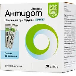 Антидот гель Baum Pharm со вкусом банана 20 стиков