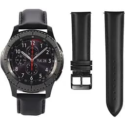 Кожаный ремешок Primo для часов Samsung Gear S3 Classic SM-R770/Frontier RM-760 Black