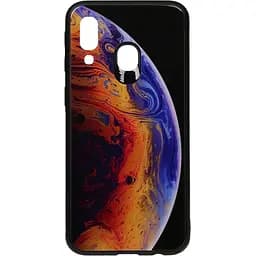 Чохол-накладка Toto Print Glass Space Case Samsung Galaxy A40 Violet