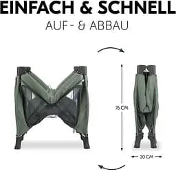 Дитячий манеж Hauck Sleep N Play SQ Dark Green - мініатюра 3