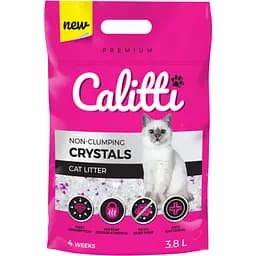 Наповнювач для котячого туалету Sandezia Calitti Crystals силікагель 3.8 л