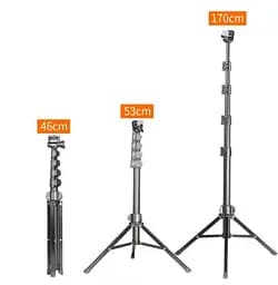 Тримач з кільцевим освітленням Bluetooth 12" YQ-320b light set (Kit1) 170cm Stand, USB Powered - мініатюра 8
