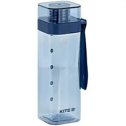 Пляшечка для води Kite квадратна 550 мл блакитна (K24-1209-1) - мініатюра 2