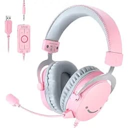 Навушники ігрові Fifine H9P 7.1 Pink (127925)