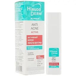 Крем для лица Біокон Hirudo Derm Oil Problem Anti-Acne Астиve Активный против угрей 50 мл (4820008318596)