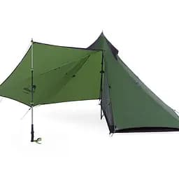 Намет Naturehike NH17T030-L надлегкий із гострою верхівкою темний зелений - мініатюра 2