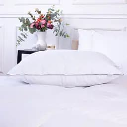 Подушка пухова MirSon Raffaello White 201 середня 45х45 см (2200003278729) - мініатюра 10