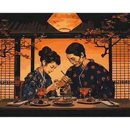 Картина по номерам Brushme Гармония востока 40x50 см