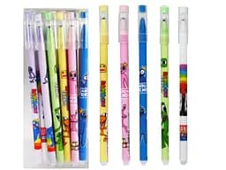 Набір гелевих ручок-стирачок "Rainbow friends" 12 штук, синій колір, товщина письма 0,5 мм 1871