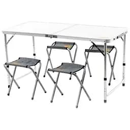 Набір меблів Сила пікніковий на 4 людини: стіл-чемодан + 4 стільця 120х60х70 см