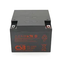 Акумулятор CSB GPL12260 AGM 12V 26Ah - мініатюра 2