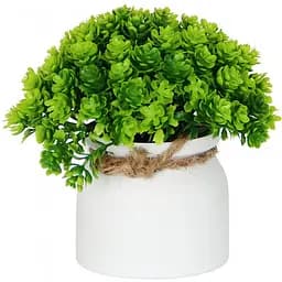 Штучна рослина Bel у горщику 14 см біло-зелена (30007891)