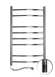 Електрична рушникосушарка Navin Камелія 480x800 Sensor ліва з таймером 10-007133-4880, Хром, Ліве, Електронний