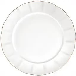 Тарілка Lefard Royal Gold 26 см біла із золотим (949-017-1)