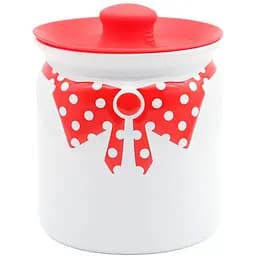 Ємність МВМ My Home 695 г біла з червоним (KP-42 WHITE/RED)