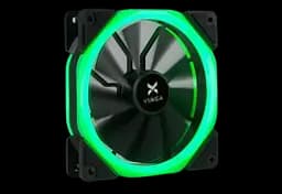 Вентилятор Vinga LED FAN-01 GREEN Black
