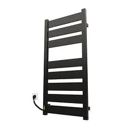 Электрический полотенцесушитель Kosser Волс 1000x500 EL тайм. черный ДВЛ02EL, Черный матовый, Левое