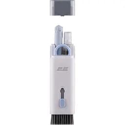 Очисний набір 2E для оргтехніки 7в1, біло-блакитний