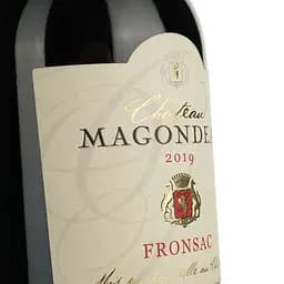 Вино Chateau Magondeau 2018 AOP Fronsac червоне сухе 0.75 л  - мініатюра 3