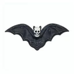 Значок Кажан з черепом