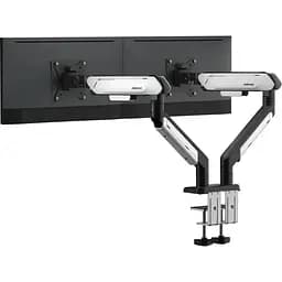Настільне кріплення для моніторів Anda Seat Stealth Pro II Duo 17-42` Black White (AD-W-A9-2S-BW) [148300] - мініатюра 9