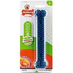 Nylabone Moderate Chew Dental Bone 20.3x4.4x3.2 см жевательная игрушка Кость для собак вкус курицы