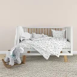 Комплект постельного белья детский Home Line Тедди бязь кофейно-ментоловый (181499)