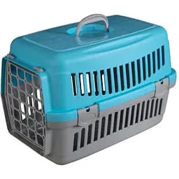 Переноска для котів та собак AnimAll CNR-102 сіро-блакитна