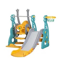 Дитячий ігровий комплекс Mealux Ariel Yellow / Blue / Grey (KD-B252 Yellow / Blue / Grey) - мініатюра 2