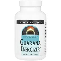 Екстракт гуарани Source Naturals Guarana Energizer™ 900 мг 100 таблеток