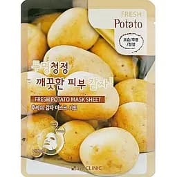 Тканинна маска для обличчя 3W Clinic Fresh Potato Mask Sheet з екстрактом картоплі 23 мл
