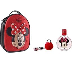 Набор в косметичке Air-Val Minnie Mouse Туалетная вода 100 мл + блеск для губ-брелок (84111114089836)
