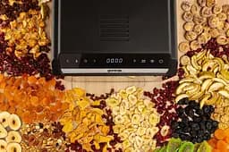 Сушарка для продуктів Gorenje 580 Вт піддонів 6 x 1.5 см дисплей пластик+метал чорний - мініатюра 7