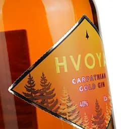 Джин Hvoya Carpathian Gold Золотий 40% 0.5 л - мініатюра 3