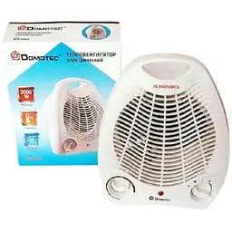 Тепловентилятор (дуйка) Domotec MS-5901 електричний з регульованим термостатом, захистом від перегрівання, спіральним нагрівальним елементом 2000 Вт - мініатюра 4