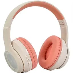 Наушники HZ-BT623, Bluetooth 5.0, до 10 метров, емкость 400 мАч, 20-20 000 Гц, 32 Ом, бежевые